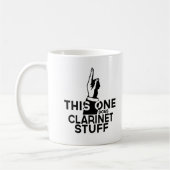 Clarinet Stuff - Funny Clarinet Music Kaffeetasse (Links)