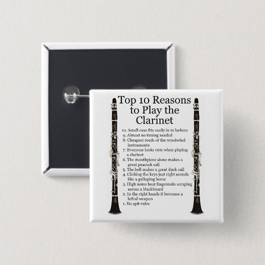 Clarinet Top 10 Button (Vorne & Hinten)