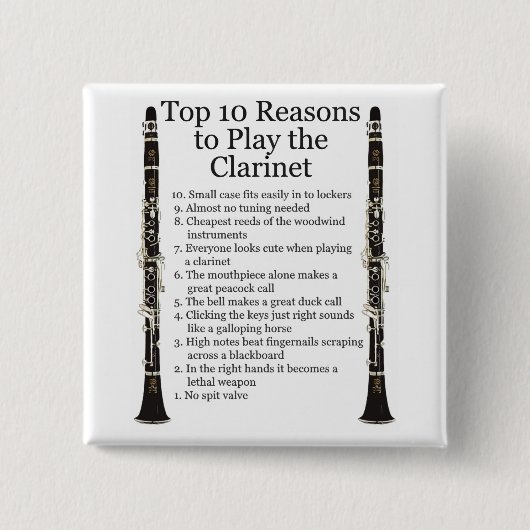 Clarinet Top 10 Button (Vorderseite)