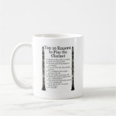 Clarinet Top 10 Kaffeetasse (Links)