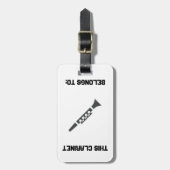 Clarinet-Umbau-Nr. Gepäckanhänger (Vorderseite vertikal)