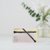 Clarinet und Visitenkarte (Stehend Vorderseite)