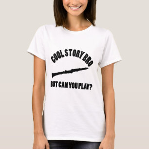 Clarinet-vektorentwürfe T-Shirt