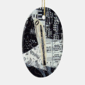 Clarinet-Verzierung Keramikornament (Rechts)