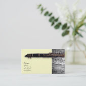 Clarinet-Visitenkarte für ClarinetCentral.com Visitenkarte (Stehend Vorderseite)