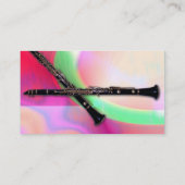 Clarinet-Visitenkarte Visitenkarte (Rückseite)