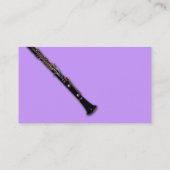 Clarinet-Visitenkarte Visitenkarte (Rückseite)