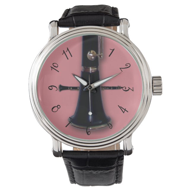 Clarinet Watch von Leslie Harlow Armbanduhr (Vorderseite)