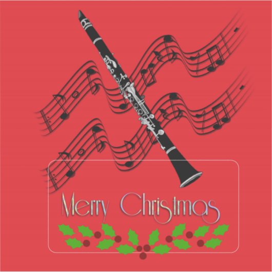 Clarinet Weihinet Aufkleber (Vorderseite)