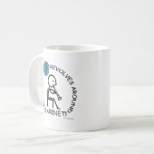 Clarinet-Welt rotiert herum Kaffeetasse (Vorderseite Links)
