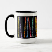 Clarinet-Zeichenstifte auf Schwarzem Tasse (Links)