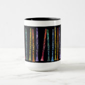 Clarinet-Zeichenstifte auf Schwarzem Tasse (Zentrum)