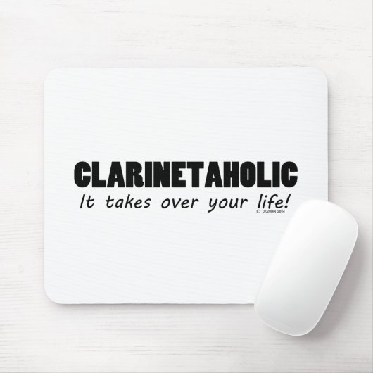 Clarinetaholic Mousepad (Mit Mouse)