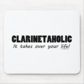 Clarinetaholic Mousepad (Vorne)