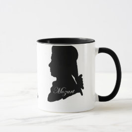 Clarinetist Anton Stadler und Komponist Mozart Tas Tasse