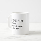 Clarinetist-Heißluft Kaffeetasse (Vorderseite Links)