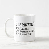 Clarinetist-Heißluft Kaffeetasse (Links)