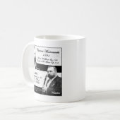 Clarinetist Mühlfeld Brahms Kaffeetasse (Vorderseite Links)