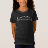Clarinetist spielt gut mit anderen Musikerinnen T-Shirt (Vorderseite)