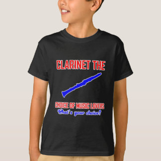 Clarinetliebhaberentwurf T-Shirt