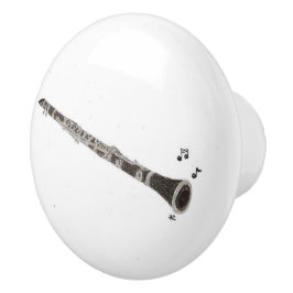 Clarinetmusiker-Keramikgriff Keramikknauf