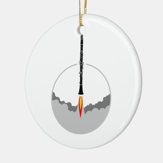 Clarinetrakete Keramikornament (Links)