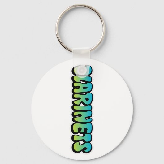 Clarinets Down Schlüsselanhänger (Vorderseite)