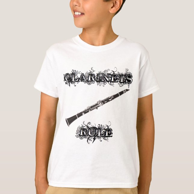 Clarinets-Regel T-Shirt (Vorderseite)