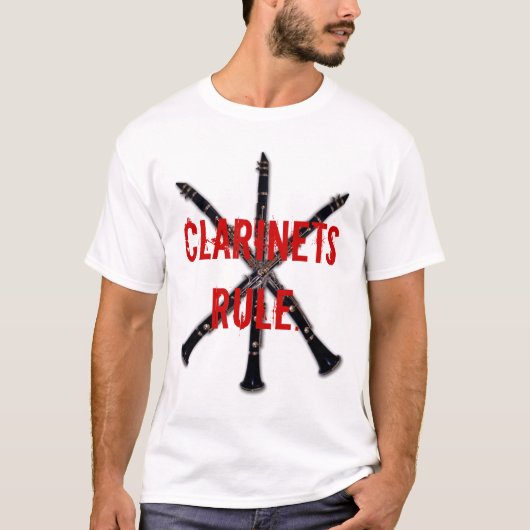 Clarinets-Regel T-Shirt (Vorderseite)