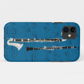 Clarinets u. Musiktelefonkasten. Auswahlfarbe Case-Mate iPhone Hülle (Rückseite (Horizontal))