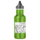 Clarinetville Edelstahlflasche (Links)
