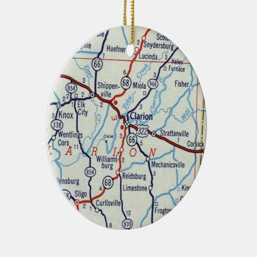 Clarion PA Keramik Ornament (Rechts)