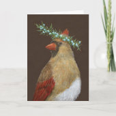 Clarissa der Kardinal Grußkarte Karte (Vorderseite)