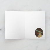 Clarissa der Kardinal Grußkarte Karte (Innenseite)