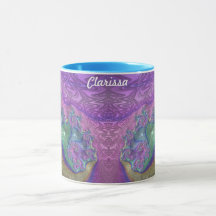 ~ CLARISSA ~ GLOSSY 3D Glossy Green Lila Blue