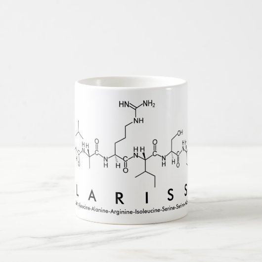 Clarissa Peptid-Namen-Tasse Kaffeetasse (Mittel)