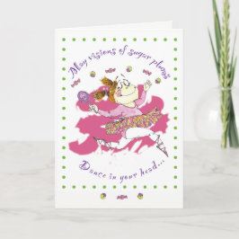 Clarisse Ballerina Weihnachtskarte Feiertagskarte
