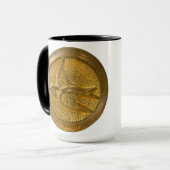Claritas antike Knöpfe Tasse (Vorderseite Links)