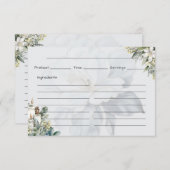 Clarity Basic-Rezept-Karte Begleitkarte (Vorne/Hinten)