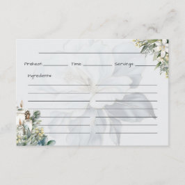 Clarity Basic-Rezept-Karte Begleitkarte