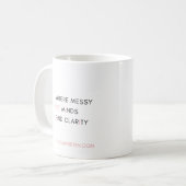 Clarity Heart Kaffeetasse (Vorderseite Links)
