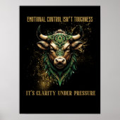 CLARITY UNDER PRESSURE | Bull Poster (Vorne)