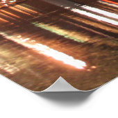 Clark Bridge bei Nacht Poster (Ecke)