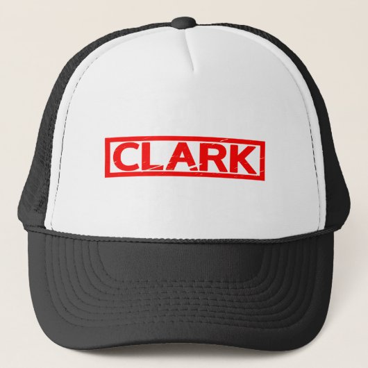 Clark Briefmarke Truckerkappe (Vorderseite)