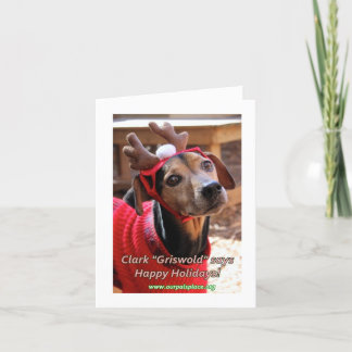 Clark Christmas Card Feiertagskarte