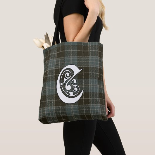 Clark Clan Tartan Monogram Tasche (Von Nahem)