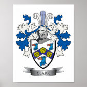 Clark Coat of Arms Poster (Vorne)