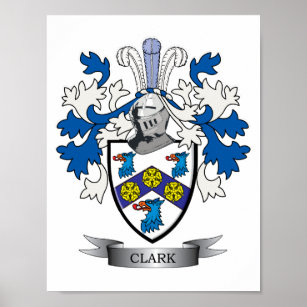 Clark Coat of Arms Poster