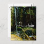 Clark Creek Waterfall - Tunica Hills Postkarte (Vorne/Hinten)