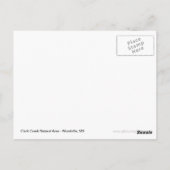 Clark Creek Waterfall - Tunica Hills Postkarte (Rückseite)